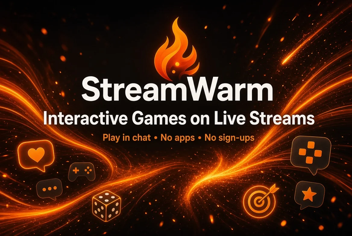 StreamWarm games running as a stream overlay